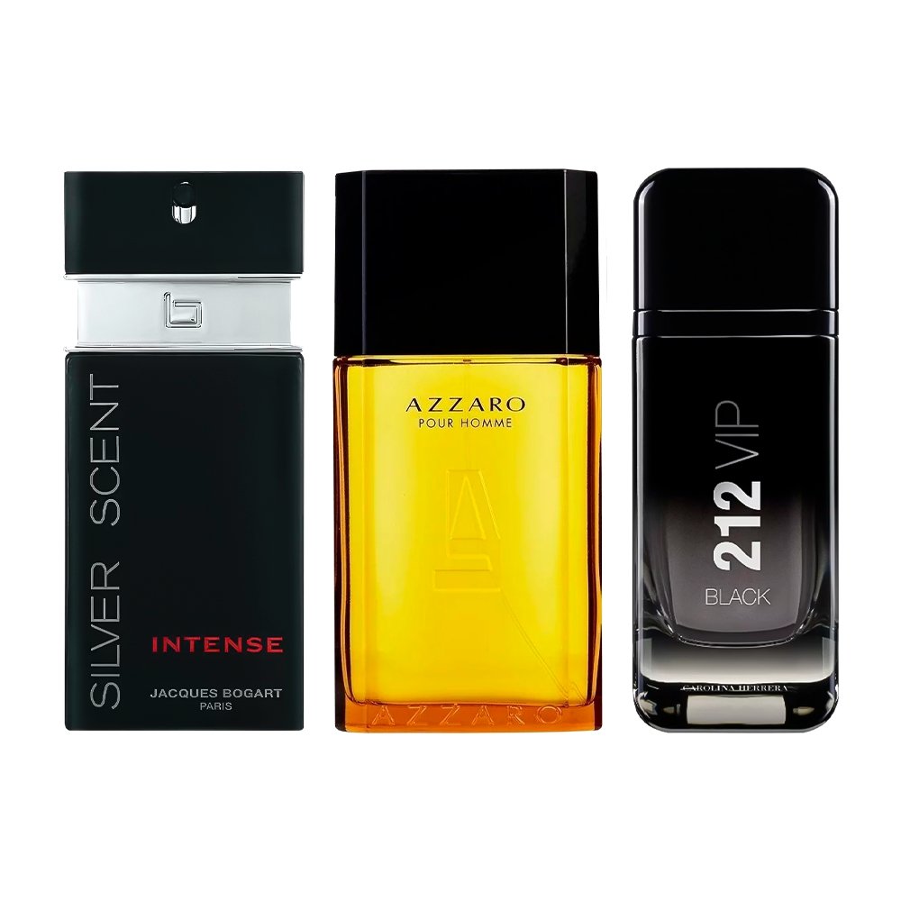 3 Parfum Combinatie - Herenparfums - 212 VIP, 212 VIP MEN en 212 Black [100 ml elk]